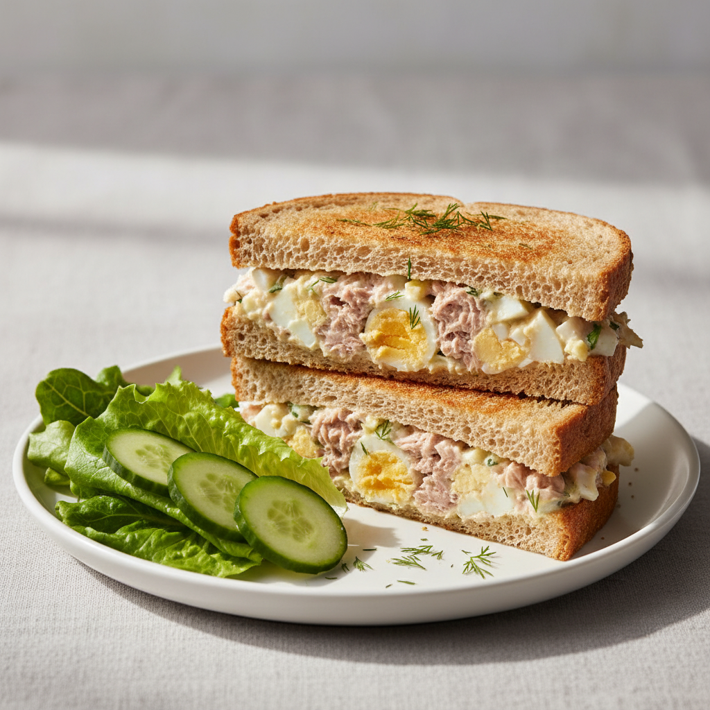 Easy Tuna Egg Sandwich Recipe (Simple & Delicious!)