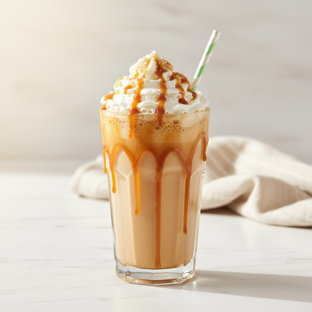 Caramel Frappe Recipe — Creamy Iced Coffee Made in 5 Minutes