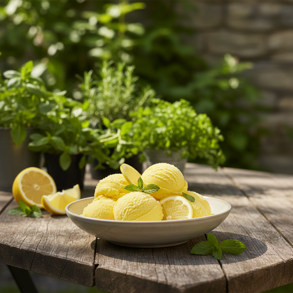 Zesty Lemonade Sorbet – A Bright & Refreshing Pick in Ice Cream Recipes