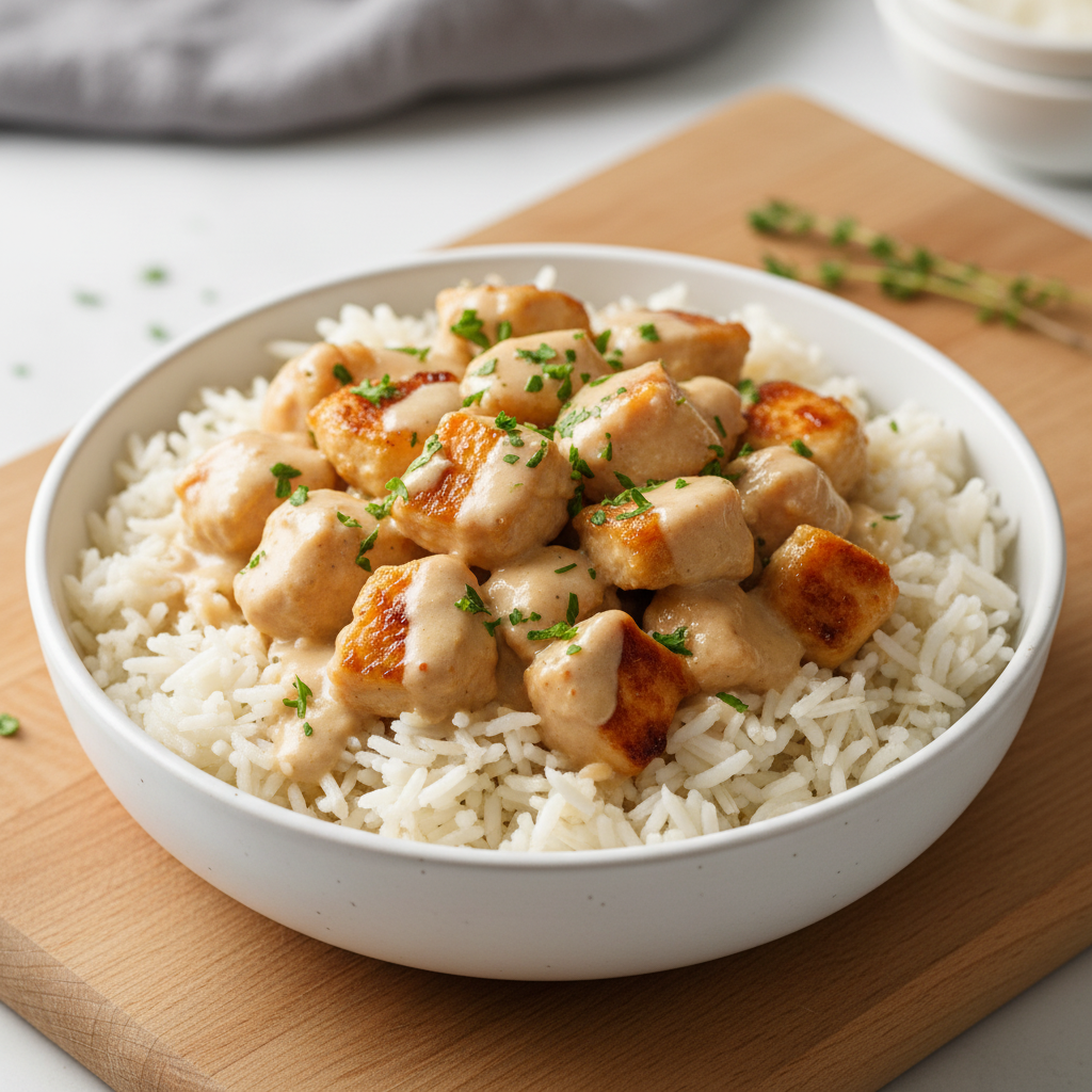 Creamy Smothered Chicken and Rice - Ultimate Comfort Meal