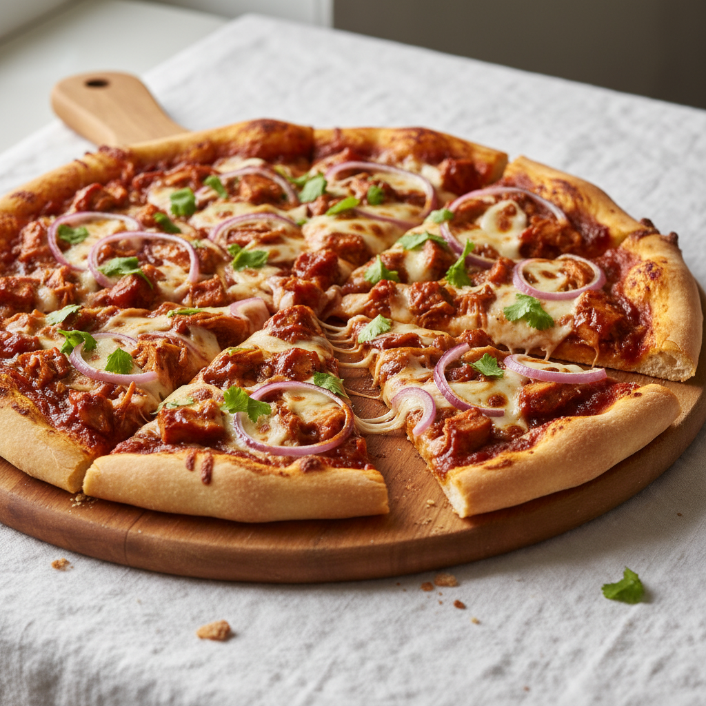 Gluten-Free BBQ Chicken Pizza