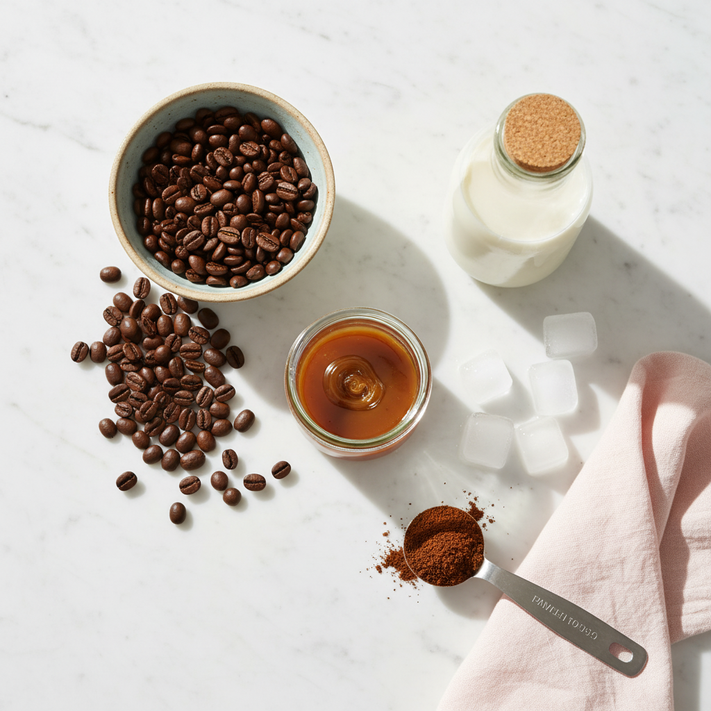 Caramel Frappe Recipe — Creamy Iced Coffee Made in 5 Minutes - preparation